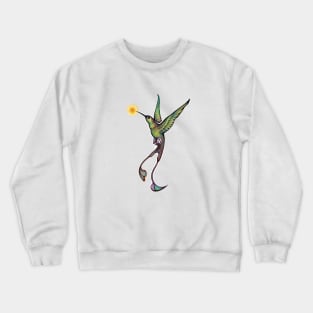 Green Hummingbird Crewneck Sweatshirt